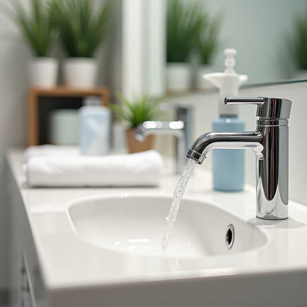 Grupuri sanitare igienizate complet în clădire de birouri
